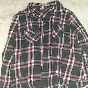 Large flannel